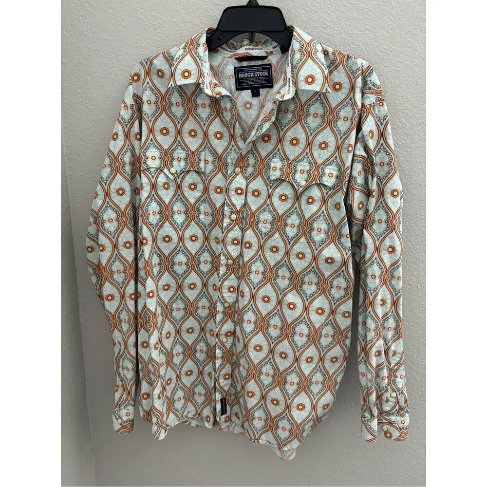 ❤️Rough Stock Panhandle Slim Men’s Western Shirt